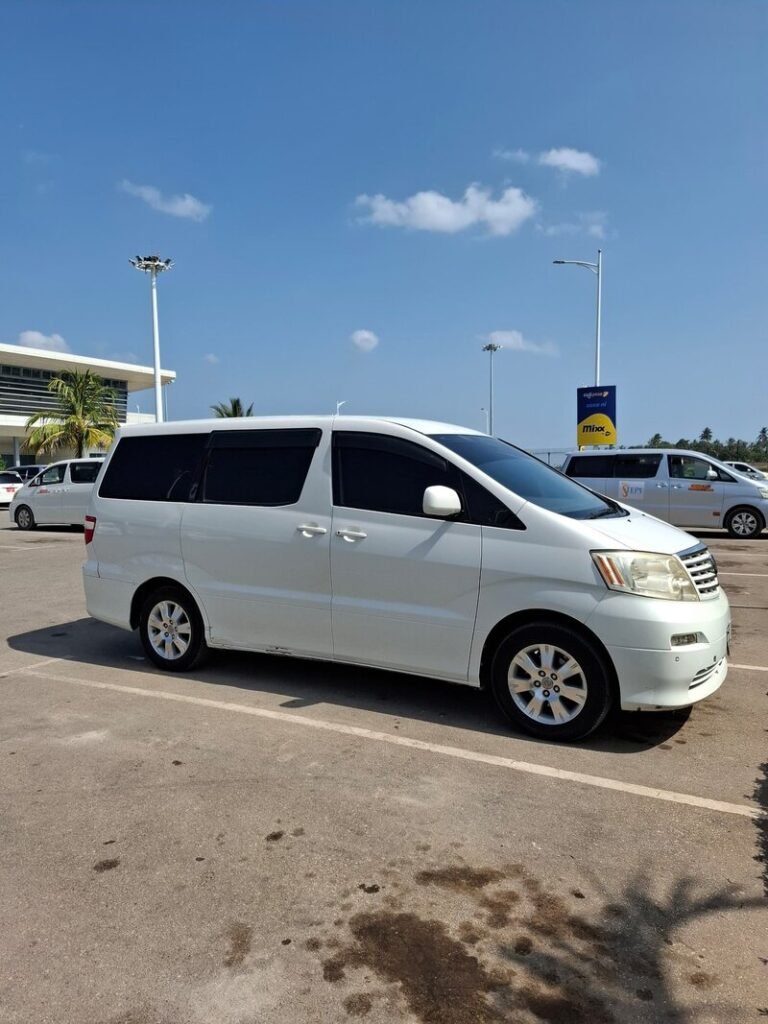 Toyota Alphard 7-seater rental Zanzibar