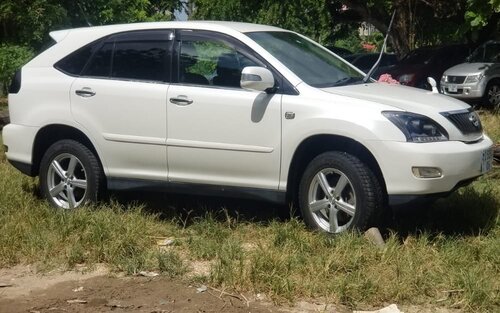 White Toyota Harrier SUV rental Zanzibar