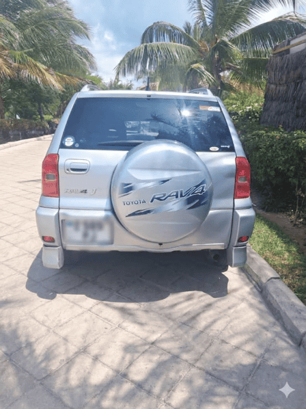 Toyota RAV4 5-door back view best seller car rental Zanzibar